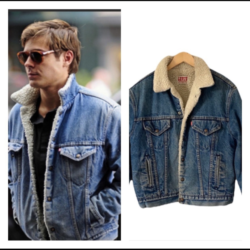 Vintage LEVIS Sherpa Lined Jean Jacket Unisex USA